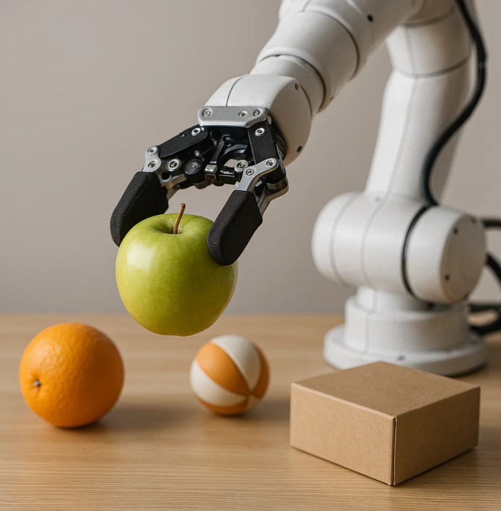 Robô leve a manipular objetos